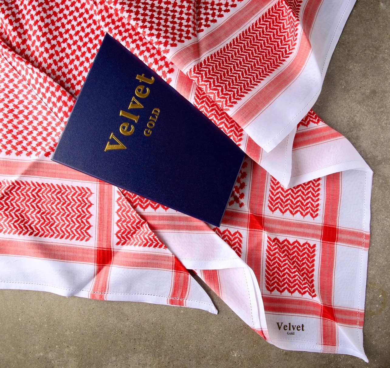 شماغ فلفت  ختم ذهبى Velvet GOLD VIP ZV5