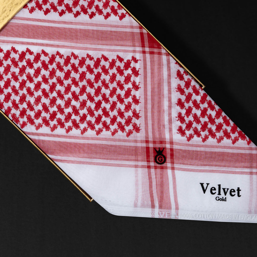 شماغ فيلفيت كلاسيك المميز ZV6 Velvet   سيجنتشر الازرق 2024
