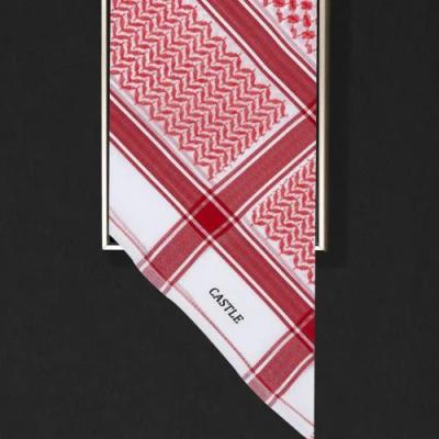 شماغ كاستل أحمر  كلاسيك 1142
